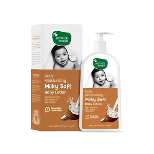 Mother Sparsh Milky Soft Baby Lotion- (200ml x 2) | 24Hrs Moisturization - Picture 1 of 6