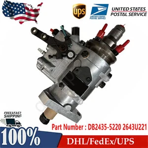 DB2435-5220 2643U221 Fuel Pump for John Deere 210C Loader Backhoe 450E Engine - Bild 1 von 4