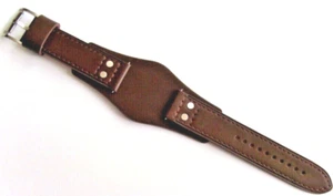 FOSSIL Original Ersatz Lederarmband Braun CH2890 Uhrband mit Unterlage watch 22 - Bild 1 von 4