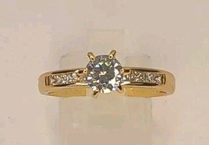 9ct gold Plated ring size N - Picture 1 of 5