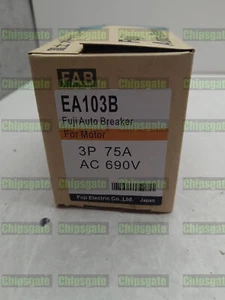 Nuevo Disyuntor Circuito Stock Fuji EA103B 3P 75A - Imagen 1 de 1