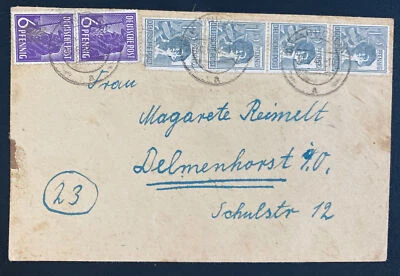 1948 Hainich Germany Postwar cover To Delmenhorst - Image 1 of 2