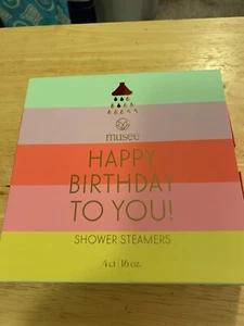 Musee Happy Birthday To You Duschdampfer 4 Buttercreme + Vanille Brandneu - Bild 1 von 5