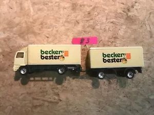 werbetrucks 1:87, Beckers Bester, Saft, Getränke, LKW, Hängerzug, Selten - Bild 1 von 1