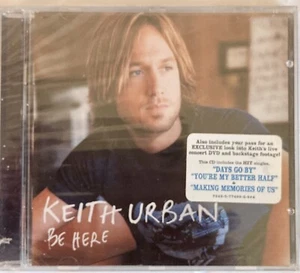 Keith Urban Be Here + exc DVD Pass USA RELEASE ONLY CD 2005 F Sealed - Picture 1 of 4