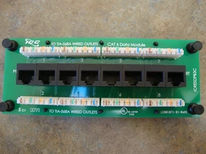 ICC Compact Module, CAT 6 Data, 8-Port ICRESCPB3C NEW open box - Picture 1 of 3