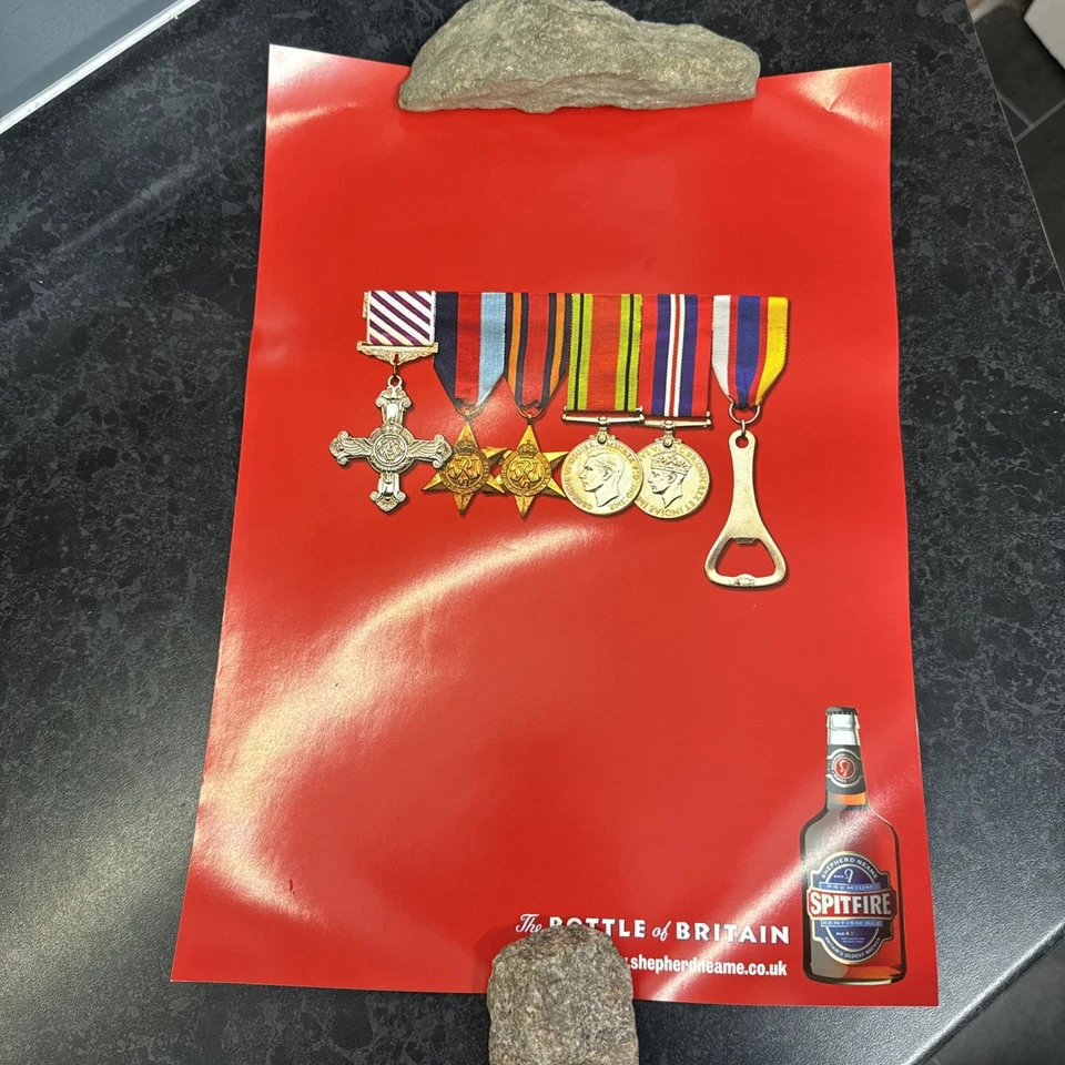 SHEPHERD NEAME SPITFIRE POSTER A3 **RARE** - Image 1 of 1