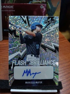 2021 Leaf Metal Draft Marcelo Mayer Autograph Silver Metal Red Sox Baseball Card - Picture 1 of 2