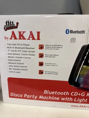 Звуковая система для караоке Easy Karaoke EKS780BT Bluetooth динамик вечеринка экран DJ CDG - Изображение 1 из 4