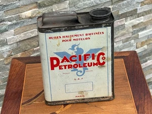 ANCIEN BIDON D'HUILE PACIFIC PETROLEUM ANNEE 20 OIL - Picture 1 of 5