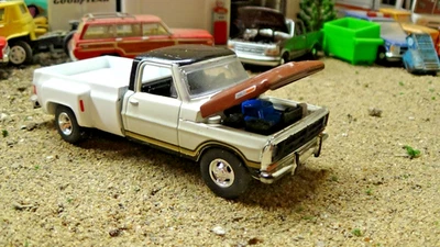 1972 ford f250 CUSTOM BUILT DAILY DRIVER DUALLY  1:64 DIE-CAST - Image 1 of 4