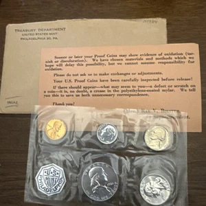 1961 PROOF SET ~ 90% SILVER OGP & COA - Picture 1 of 7