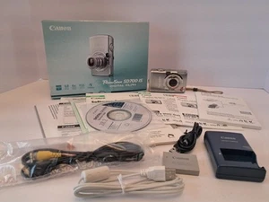 Canon PowerShot SD700 IS 6MP fotocamera digitale compatta vintage e caricatore - Foto 1 di 17