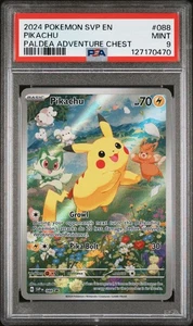 Pikachu 088 Sv: Scarlet & Violet Promo Cards Holo PSA 9 - Picture 1 of 2