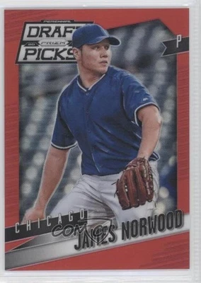 2014 Panini Prizm Perennial Draft Picks Red Prizm /100 James Norwood #65 - Image 1 of 2