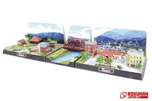 Rokuhan Z Gauge SS002-4 Tea Layout Set Tunnel Type Exclusive Extension Scenery S - Foto 1 di 24