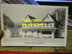 RARE OLD PICTURE PHOTO Real Postcard Lillooet British Columbia Canada Hotel Inn - Picture 1 of 2