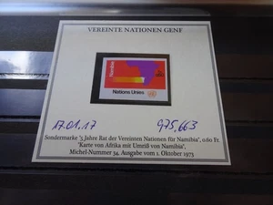 UNO Ginebra Michel 34U sin dentar sin fijasellos (20521) - Imagen 1 de 1