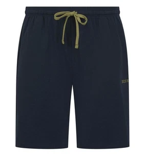 Hugo Boss Shorts Mix & Match BOSS Loungewear Cotton Light Weight Short in Blue - Picture 1 of 7