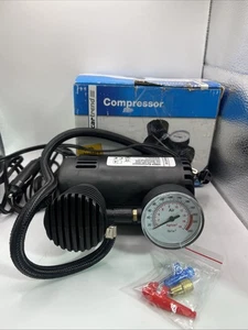 Unitec 10924 Kompressor 12V mit Manometer 18 bar für PKW & Adapterset für Auto - Bild 1 von 8