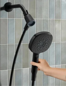 Kohler Tellin Multifunktions-Handbrause Duschkopf REC34308-G-BL Mattschwarz Neu - Bild 1 von 5