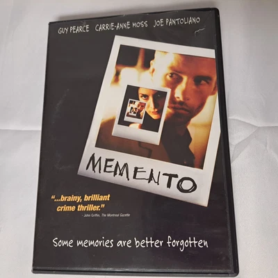 DVD Memento You Want to Watch Again and Again Guy Pearce Carrie Ann Moss Canada - Image 1 of 3