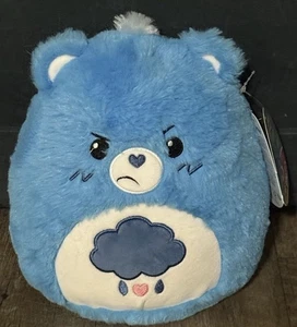 Squishmallows FuzzAmallows 8” Plush Care Bears Grumpy Bear Squishmallow NWT - Picture 1 of 2