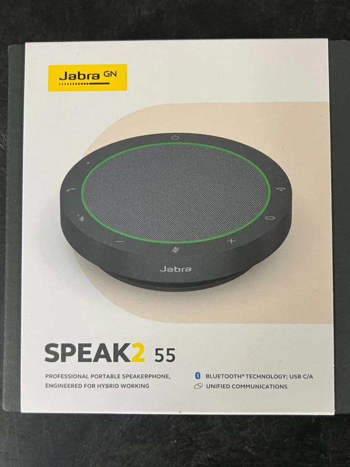 Jabra Speak2 55 Wireless Bluetooth Speakerphone PHS080W - Image 1 of 2