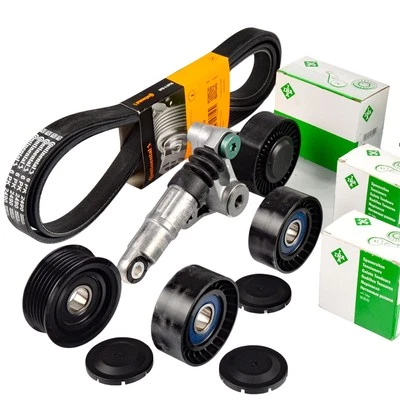 CONTI 6PK2490 Keilrippenriemen-Satz + Spanner für Audi A4 A6 A8 Q7 2.7 3.0 TDI - Bild 1 von 4