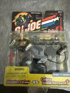 G.I. Joe vs Cobra Blowtorch vs Cobra Snow Serpent Actionfiguren! Neuer Habro 2002 - Bild 1 von 1