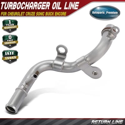 Mangueira de refrigerador de óleo do motor de entrada para Chevrolet Cruze 2011-2016 Buick Encore L4 1.4L - Imagem 1 de 4