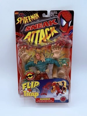 Figura de acción Marvel Spider-Man Sneak Attack Sandman 1998 nueva Foto 1 de 4