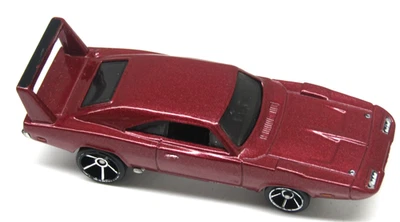 Hot Wheels 2012 Maroon '69 Dodge Charger Daytona Racecar 1:64 Universal Studios - Image 1 of 4