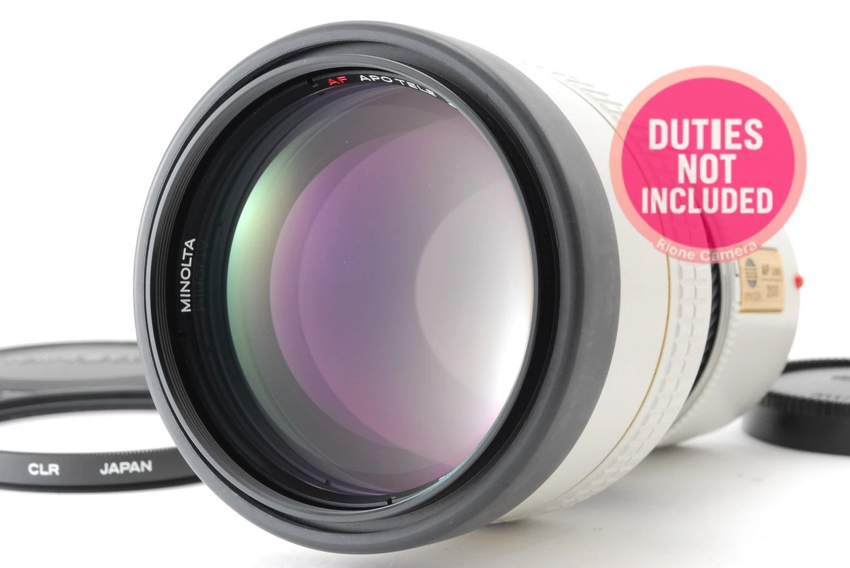 MINOLTA High Speed AF APO 200mm F2.8セット売 MINOLTA】ミノルタ『High Speed AF APO 200mm F2.8 G』焦点距離