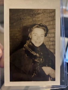 Foto autografa originale personale 3,5x5 firmata Siobhán McKenna attrice irlandese - Foto 1 di 3