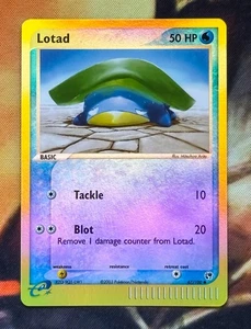 POKEMON ⭐ 2003  Lotad REVERSE HOLO Ex Sandstorm 67/100  🇬🇧 • NMINT NM - Picture 1 of 2