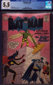 Batman #126 (DC Comics settembre 1959) CGC 5,5 PAGINE OFF WHITE - Foto 1 di 1