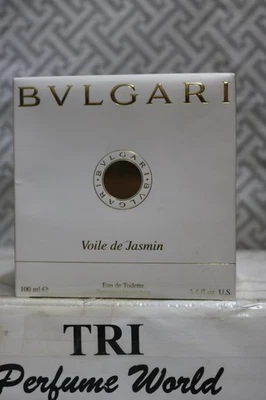 BVLGARI Voile de Jasmin Eau de Toilette Feminino Spray 3,4 fl. oz. Selado RARO - Imagem 1 de 2