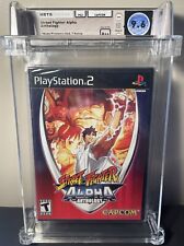 Street Fighter Alpha Anthology PlayStation 2 PS2 WATA 9.6 A++ SEALED HIGH GRADE!