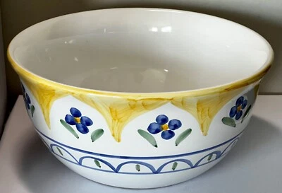 Tigela Williams Sonoma grande floral 11” x 5-1/4” excelente estado usado - Imagem 1 de 4