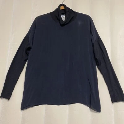 Kristensen Du Nord Women’s Tunic Blouse Size US 6 Silk Cashmere Boxy Minimalist - Image 1 of 4