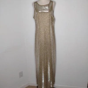 NWT Vince Camuto Women's Gold/Shimmer Away Dress Size XL - Picture 1 of 10