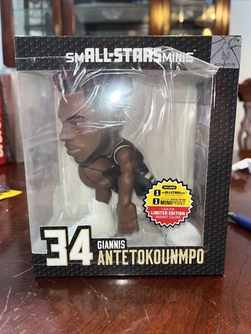 NBA smAll-STARS minis Giannis Antetokounmpo Rare Black Statement Uniform Bucks Cover
