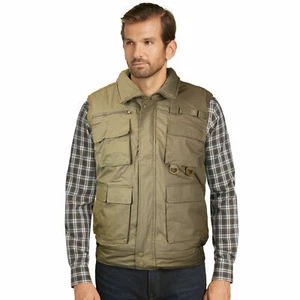 Men's Premium Multi Pocket Zip Up Military Fishing Hunting Utility Tactical Vest - Picture 1 of 10