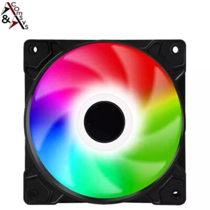 P12 Fan 120mm PC Case Fan Case Fan Quiet 12cm RGB Multicolor #CV - Picture 1 of 7