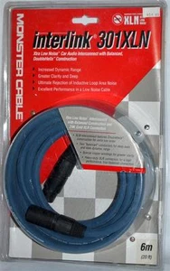 Monster Cable interlink 301XLN 6M 20ft 5 Pin XLR Cable New Sealed Retail Package - Picture 1 of 5