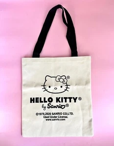 Hello Kitty Tote Bag Canvas Tote Aesthetic Custom Reusable Grocery Shopping Bag - Picture 1 of 1