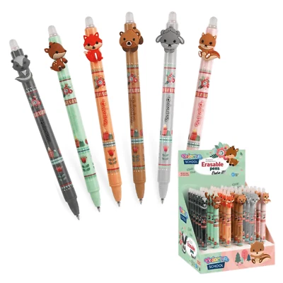 6 versch. Mc Neill radierbare Stifte nachfüllbar Colorino Little Foxes versch