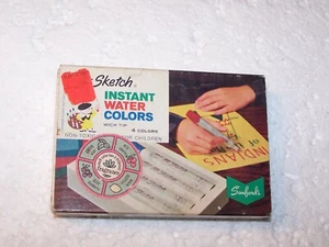 Pre owned used set of 4 Mr. Sketch Sanford Instant Water Colors wick tip - Picture 1 of 8