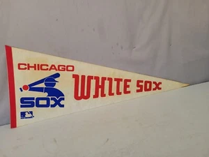 Vintage 1980's Chicago White Sox Baseball Pennant, No Pinholes, Crisp.  - Picture 1 of 6
